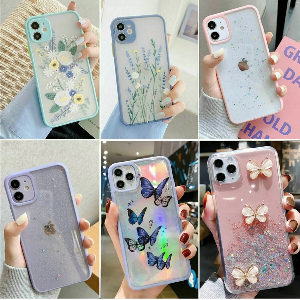 Glitter ShockProof Case iphone 11/12 Pro Max 7 8